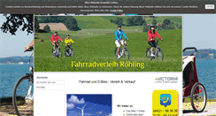Desktop Screenshot of fahrradverleih-schleswig.de