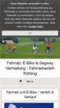 Mobile Screenshot of fahrradverleih-schleswig.de