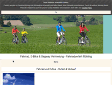 Tablet Screenshot of fahrradverleih-schleswig.de